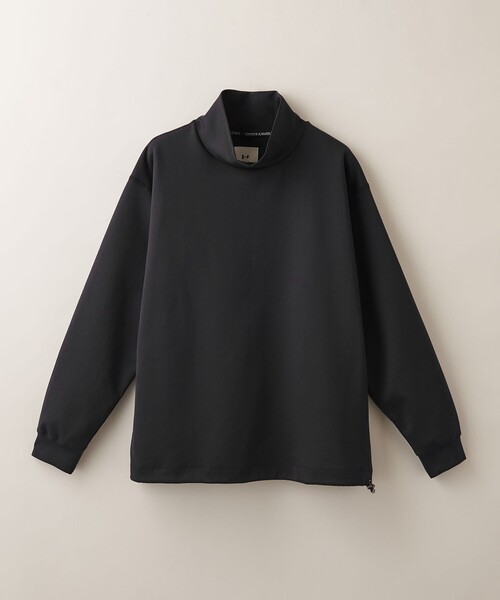 UNDER ARMOUR（アンダーアーマー）の「＜UNDER ARMOUR ｜ UNITED ARROWS＞ ラッシュ ポンチ スウェット ロングスリーブ モックネックTシャツ（Tシャツ/カットソー・メンズ・ベージュ/ブラック・XL/L/S/M）」の15枚目の写真