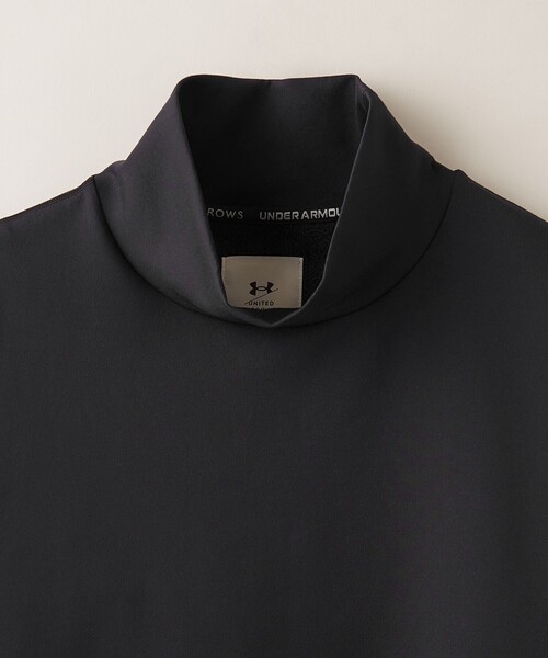 UNDER ARMOUR（アンダーアーマー）の「＜UNDER ARMOUR ｜ UNITED ARROWS＞ ラッシュ ポンチ スウェット ロングスリーブ モックネックTシャツ（Tシャツ/カットソー・メンズ・ベージュ/ブラック・XL/L/S/M）」の14枚目の写真