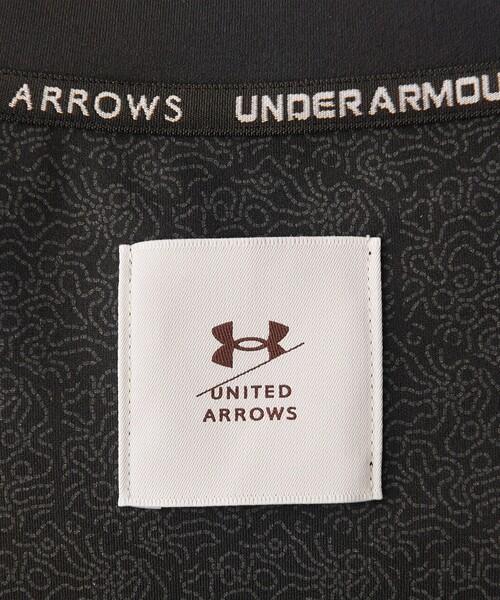 UNDER ARMOUR（アンダーアーマー）の「＜UNDER ARMOUR ｜ UNITED ARROWS＞ ラッシュ ポンチ スウェット ロングスリーブ モックネックTシャツ（Tシャツ/カットソー・メンズ・ベージュ/ブラック・XL/L/S/M）」の7枚目の写真