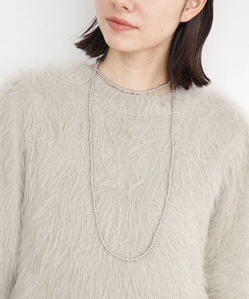 THE SHOP TK (ザ ショップ ティーケー )の「【@BAILA掲載】3WAYロングボールチェーン(ネックレス・レディース・シルバー・00)」の6枚目の写真