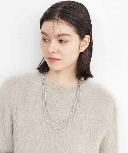 THE SHOP TK (ザ ショップ ティーケー )の「【@BAILA掲載】3WAYロングボールチェーン(ネックレス・レディース・シルバー・00)」の7枚目の写真