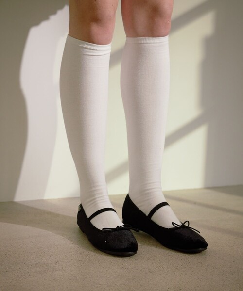 FREAK'S STORE（フリークスストア）の「Rockfish Weatherwear/ロックフィッシュ ウェザーウェア BELLA RIBBON FLAT(QUILTED)/ベラ リボン フラット キルティング/フラットシューズ（バレエシューズ・レディース・ブラック・23.5cm/24.0cm/24.5cm）」の5枚目の写真