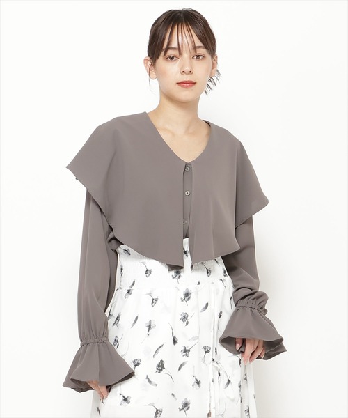 REDYAZEL - 【美品】REDYAZEL 2wayビッグカラーブラウス REDYAZEL - 【美品】REDYAZEL 2wayビッグカラーブラウスの通販