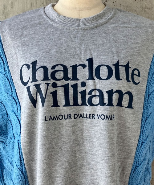 meJane(ミージェーン)の「ニットドッキング ロゴスウェットトレーナー(スウェット・レディース・ブラック/グレー/ブルー・FREE)」の17枚目の写真