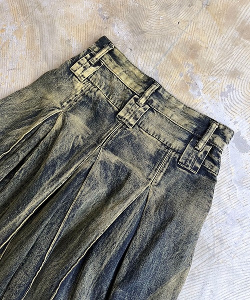 Jewelobe（ジュエローブ）の「ピンタックプリーツミドルデニムスカート（デニムスカート・レディース・インディゴブルー・M/S）」の19枚目の写真