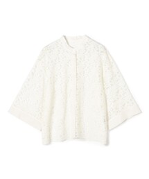 TOMORROWLAND collection | リーフコードレース ハーフスリーブブラウス(シャツ/ブラウス)