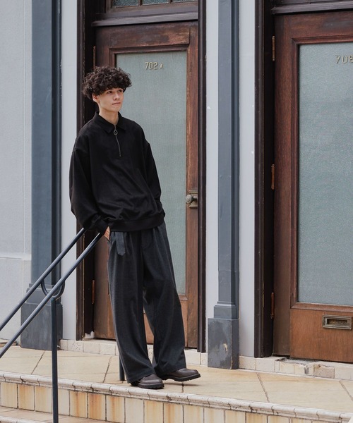 niko and...（ニコアンド）の「テックフラノベルト付きパンツ（その他パンツ・メンズ・ブラック/アイボリー/グレー/チャコール/ボルドー・MEDIUM/LARGE）」の12枚目の写真