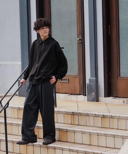 niko and...（ニコアンド）の「テックフラノベルト付きパンツ（その他パンツ・メンズ・ブラック/アイボリー/グレー/チャコール/ボルドー・MEDIUM/LARGE）」の14枚目の写真