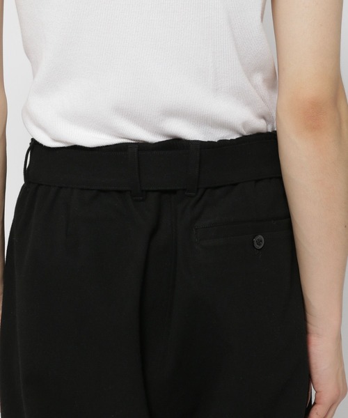 ＆しゃけみ セール】テックフラノベルト付きパンツ（その他パンツ）｜niko and