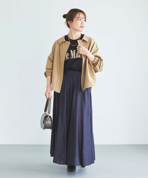 le.coeur blanc(ルクールブラン)の「シアー刺繍ロゴニット(ニット/セーター・レディース・ベージュ/ライトグレー/ブラック・38)」の13枚目の写真