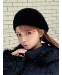 RESEXXY | ファーベレー帽(ハンチング/ベレー帽)