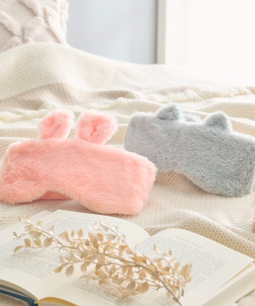 LADONNA（ラドンナ）の「レンジですぐにホッカホカ ジェル湯たんぽ hocca アイマスク ねこ/うさぎ/くま（その他ルームウェア・レディース・グレー/ピンク/ライトブラウン・FREE）」の4枚目の写真