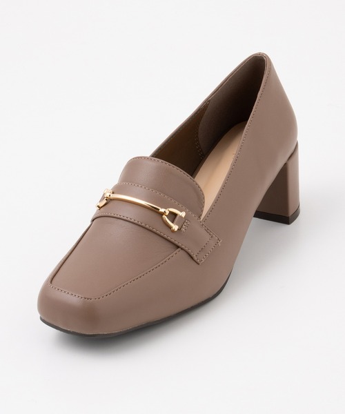 Honeys（ハニーズ）の「ビット付ヒールローファー（ローファー・レディース・ブラック/モカ/アイボリー・S/M/L/LL）」の18枚目の写真