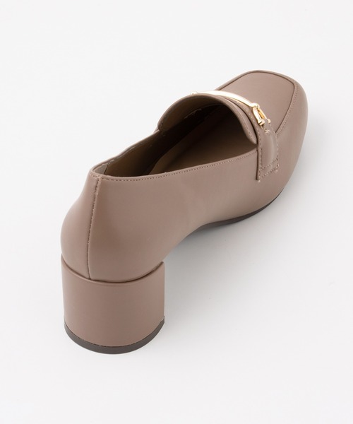 Honeys（ハニーズ）の「ビット付ヒールローファー（ローファー・レディース・ブラック/モカ/アイボリー・S/M/L/LL）」の19枚目の写真