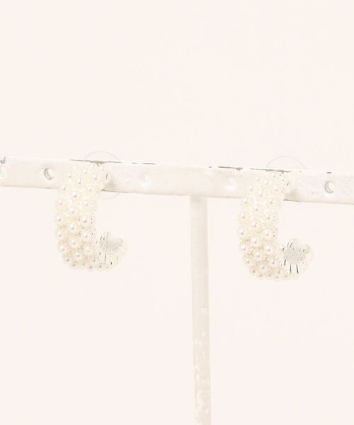 Burner(バーナー)の「【CHI SELECT】パール デザイン フープ ピアス chi-pierce-00723【GBT】(ピアス(両耳用)・レディース・シルバー/ゴールド・FREE)」の5枚目の写真