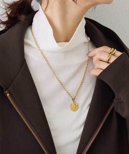 RIVE DROITE(リヴドロワ)の「【R.good(アールドットグッド)】コインロングネックレス(ネックレス・レディース・シルバー/ゴールド・FREE)」の11枚目の写真