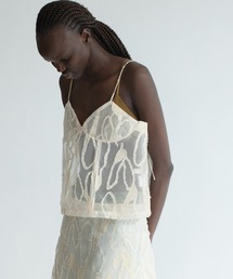 leinwande ニットキャミソール セール】Cable Knit Camisole（キャミソール）｜leinwande