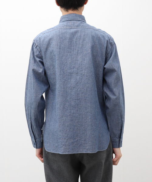 Buzz Rickson's(バズリクソンズ)の「BUZZ RICKSONS / バズリクソンズ BULE CHANBRAY WORK SHIRT(シャツ/ブラウス・メンズ・コバルトブルー・LARGE/XX-LARGE/X-LARGE/MEDIUM)」の5枚目の写真