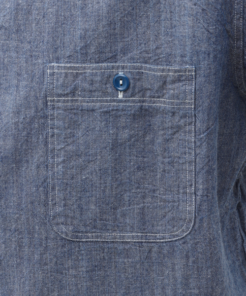 Buzz Rickson's(バズリクソンズ)の「BUZZ RICKSONS / バズリクソンズ BULE CHANBRAY WORK SHIRT(シャツ/ブラウス・メンズ・コバルトブルー・LARGE/XX-LARGE/X-LARGE/MEDIUM)」の11枚目の写真