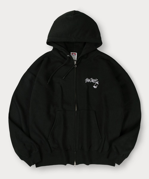 BEN DAVIS(ベンデイビス)の「【BENDAVIS/ベンデイビス】SELECTION ZIP HOODIE/タギングロゴ バックプリント フルジップフーディー オーバーサイズ 裏起毛(パーカー・メンズ・アッシュグレー/ブラック/グリーン/ネイビー・M/L/XL)」の16枚目の写真