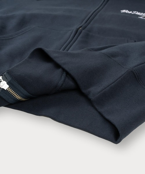 BEN DAVIS(ベンデイビス)の「【BENDAVIS/ベンデイビス】SELECTION ZIP HOODIE/タギングロゴ バックプリント フルジップフーディー オーバーサイズ 裏起毛(パーカー・メンズ・アッシュグレー/ブラック/グリーン/ネイビー・M/L/XL)」の5枚目の写真