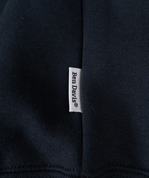 BEN DAVIS(ベンデイビス)の「【BENDAVIS/ベンデイビス】SELECTION ZIP HOODIE/タギングロゴ バックプリント フルジップフーディー オーバーサイズ 裏起毛(パーカー・メンズ・アッシュグレー/ブラック/グリーン/ネイビー・M/L/XL)」の6枚目の写真