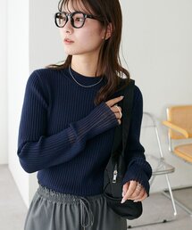 【新色追加!/WEB限定】シアー袖切替プルオーバー