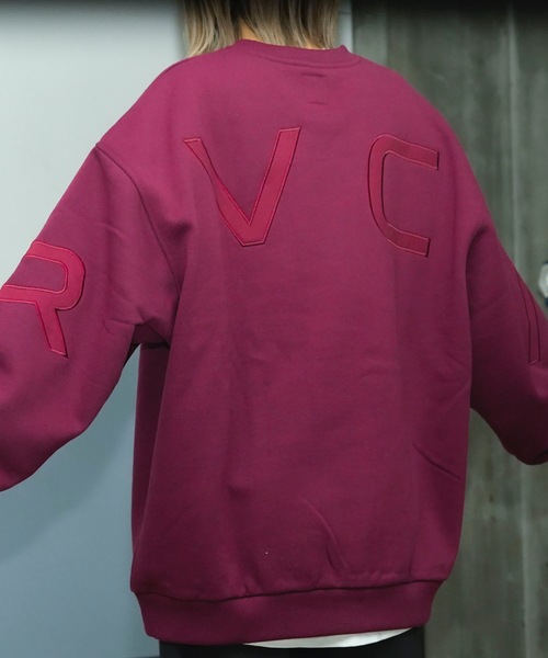 RVCA(ルーカ)の「RVCA メンズ FAKE RVCA CR トレーナー 【2024年秋冬モデル】/ルーカロゴバックプリントプルオーバースウェットトレーナー(スウェット・メンズ・ワインレッド/ホワイト/チャコールグレー/ブラック/グリーン系その他・SMALL/MEDIUM/LARGE/X-LARGE/XX-LARGE)」の21枚目の写真