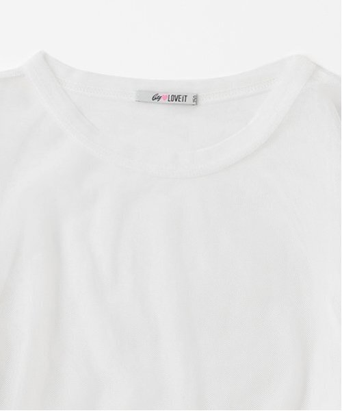 by LOVEiT(バイラビット)の「【ハローキティ】チュールレイヤードシャツ(アンサンブル・キッズ・オフホワイト/ブラック・120cm/160cm/150cm/140cm/130cm)」の8枚目の写真