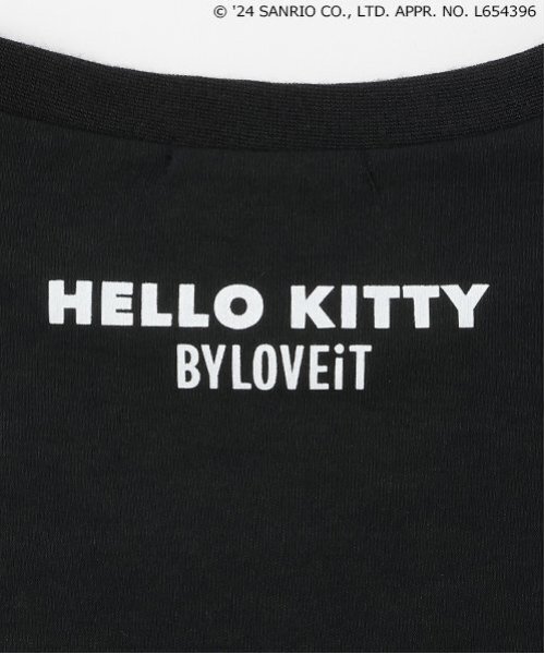 by LOVEiT(バイラビット)の「【ハローキティ】チュールレイヤードシャツ(アンサンブル・キッズ・オフホワイト/ブラック・120cm/160cm/150cm/140cm/130cm)」の13枚目の写真