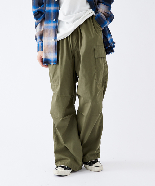 B.C STOCK（ベーセーストック）の「CN BELL CARGO PANTS（カーゴパンツ・メンズ・ブラック/ブルー系その他/パープル/レッド/カーキ・FREE）」の3枚目の写真