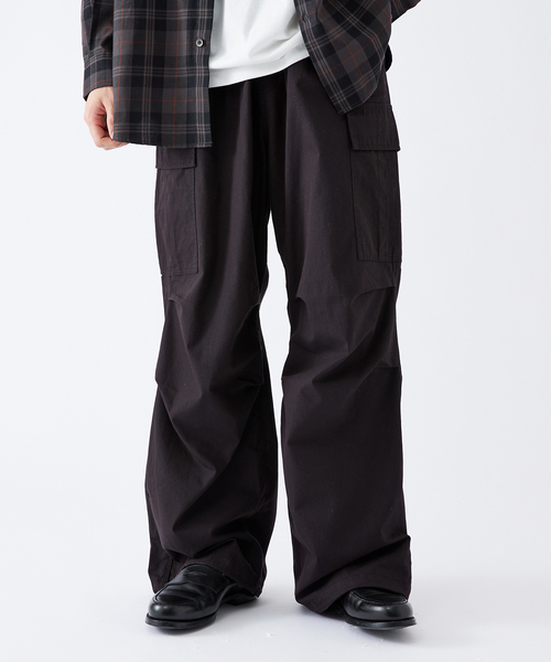 B.C STOCK（ベーセーストック）の「CN BELL CARGO PANTS（カーゴパンツ・メンズ・ブラック/ブルー系その他/パープル/レッド/カーキ・FREE）」の2枚目の写真
