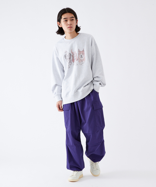 B.C STOCK（ベーセーストック）の「CN BELL CARGO PANTS（カーゴパンツ・メンズ・ブラック/ブルー系その他/パープル/レッド/カーキ・FREE）」の17枚目の写真