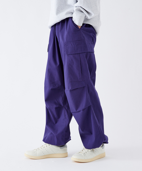 B.C STOCK（ベーセーストック）の「CN BELL CARGO PANTS（カーゴパンツ・メンズ・ブラック/ブルー系その他/パープル/レッド/カーキ・FREE）」の15枚目の写真
