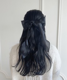 iso | ボリュームシアーリボンバレッタ(バレッタ/ヘアクリップ)