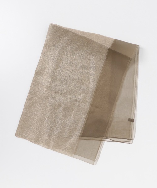 URBAN RESEARCH ROSSO WOMEN（アーバンリサーチ　ロッソ）の「ラメシルクストール（ストール/ショール・レディース・ゴールド系その他・FREE）」の3枚目の写真