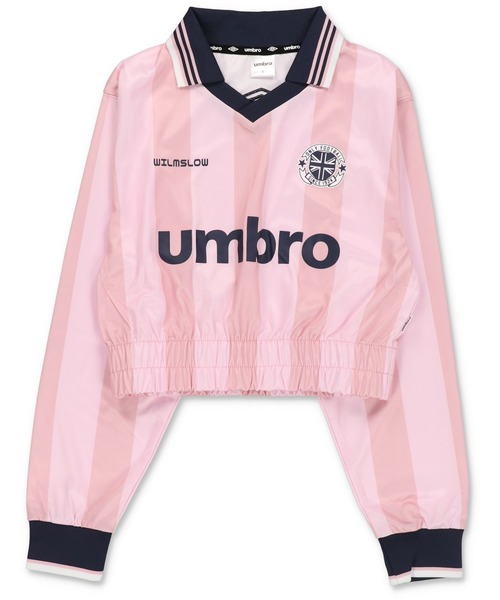 UMBRO(アンブロ)の「【UMBRO/アンブロ】ショート丈サッカーTシャツ(Tシャツ/カットソー・レディース・ブラック/オフホワイト/ネイビー/ピンク・ONESIZE)」の7枚目の写真