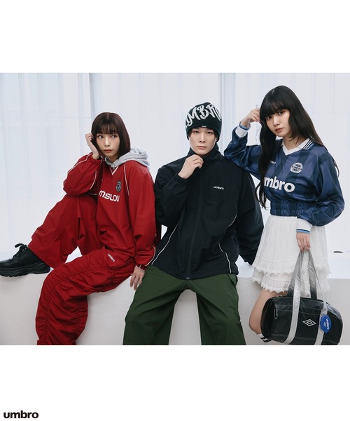 UMBRO(アンブロ)の「【UMBRO/アンブロ】ショート丈サッカーTシャツ(Tシャツ/カットソー・レディース・ブラック/オフホワイト/ネイビー/ピンク・ONESIZE)」の16枚目の写真