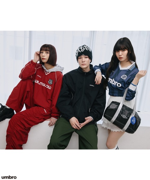 UMBRO(アンブロ)の「【UMBRO/アンブロ】ショート丈サッカーTシャツ(Tシャツ/カットソー・レディース・ブラック/オフホワイト/ネイビー/ピンク・ONESIZE)」の17枚目の写真