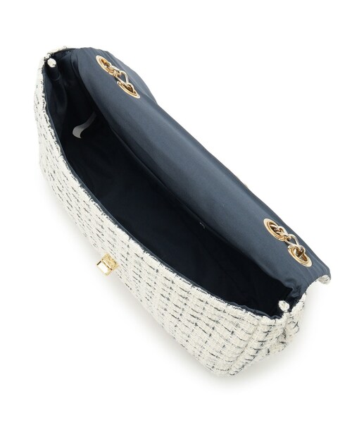 ITS'DEMO（イッツデモ）の「◆ツイードミニショルダー（ショルダーバッグ・レディース・ホワイト系6/ブラック系3/ネイビー系3・00）」の17枚目の写真