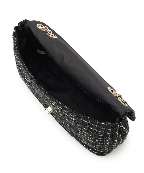 ITS'DEMO（イッツデモ）の「◆ツイードミニショルダー（ショルダーバッグ・レディース・ホワイト系6/ブラック系3/ネイビー系3・00）」の18枚目の写真