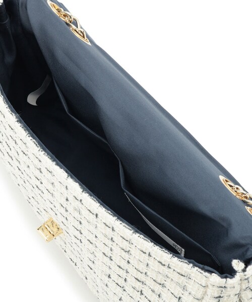 ITS'DEMO（イッツデモ）の「◆ツイードミニショルダー（ショルダーバッグ・レディース・ホワイト系6/ブラック系3/ネイビー系3・00）」の21枚目の写真