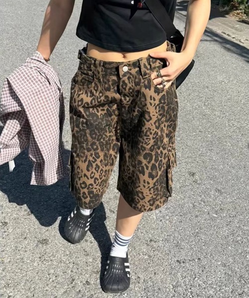 almo(アルモ)の「レオパード柄ハーフパンツ(se)(その他パンツ・レディース・レオパード・FREE)」の6枚目の写真