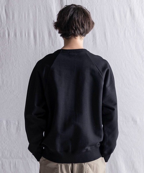 Jackman（ジャックマン）の「MZ Sweat Crewneck（スウェット・メンズ・ダークグリーン/ライトグレー/ブラック・SMALL/LARGE/MEDIUM）」の7枚目の写真
