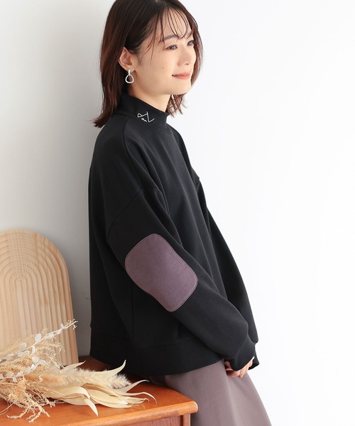 n'OrLABEL(ノアールレーベル)の「『ハイネックロゴ刺繍スウェット』(スウェット・レディース・ピンク系その他/ブラック/グリーン/オートミール・FREE)」の17枚目の写真