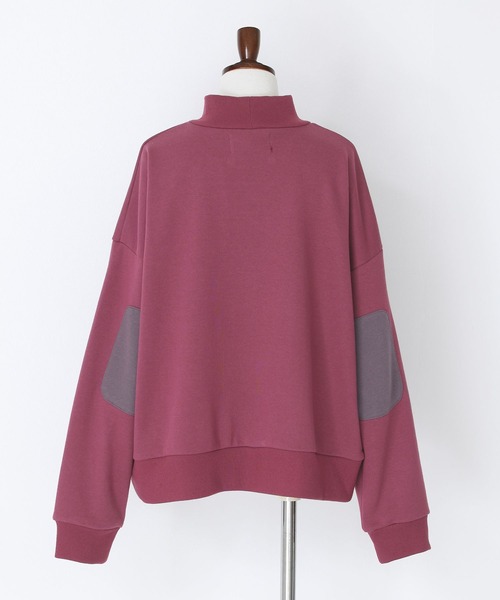 n'OrLABEL(ノアールレーベル)の「『ハイネックロゴ刺繍スウェット』(スウェット・レディース・ピンク系その他/ブラック/グリーン/オートミール・FREE)」の12枚目の写真