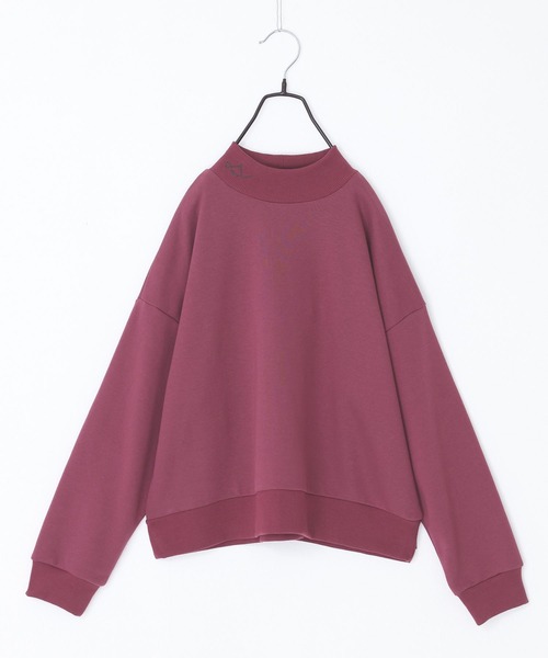 n'OrLABEL(ノアールレーベル)の「『ハイネックロゴ刺繍スウェット』(スウェット・レディース・ピンク系その他/ブラック/グリーン/オートミール・FREE)」の10枚目の写真