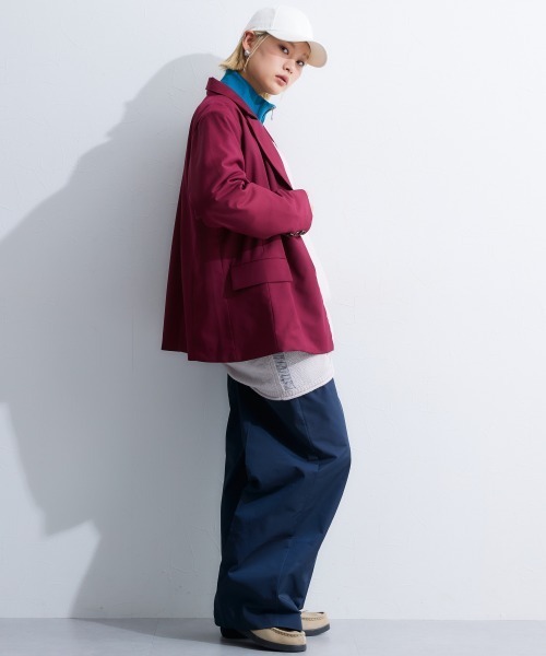 TTOL(トール)の「カラーボーダースタンドブルゾン(ブルゾン・レディース・オレンジ系その他・M~L)」の19枚目の写真