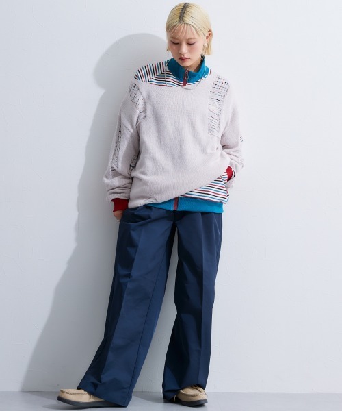 TTOL(トール)の「カラーボーダースタンドブルゾン(ブルゾン・レディース・オレンジ系その他・M~L)」の7枚目の写真