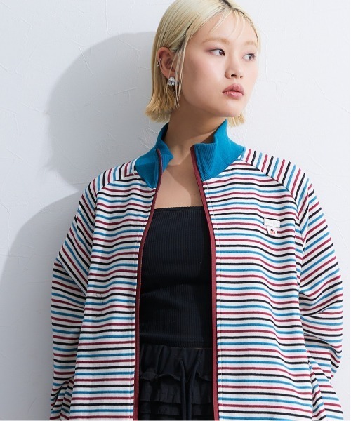 TTOL(トール)の「カラーボーダースタンドブルゾン(ブルゾン・レディース・オレンジ系その他・M~L)」の11枚目の写真